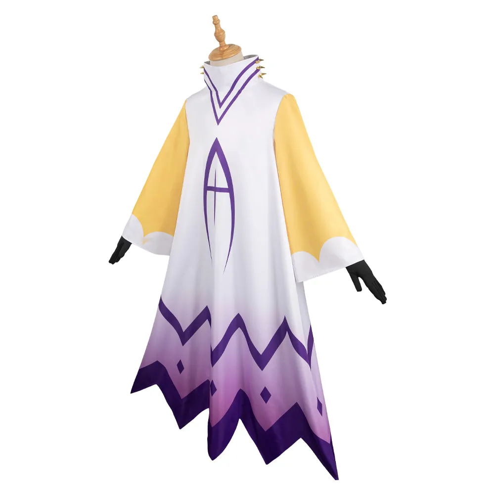 Hazbin Hotel Angel Adam Robe Cosplay Costume Outfits Halloween Carnival Suit