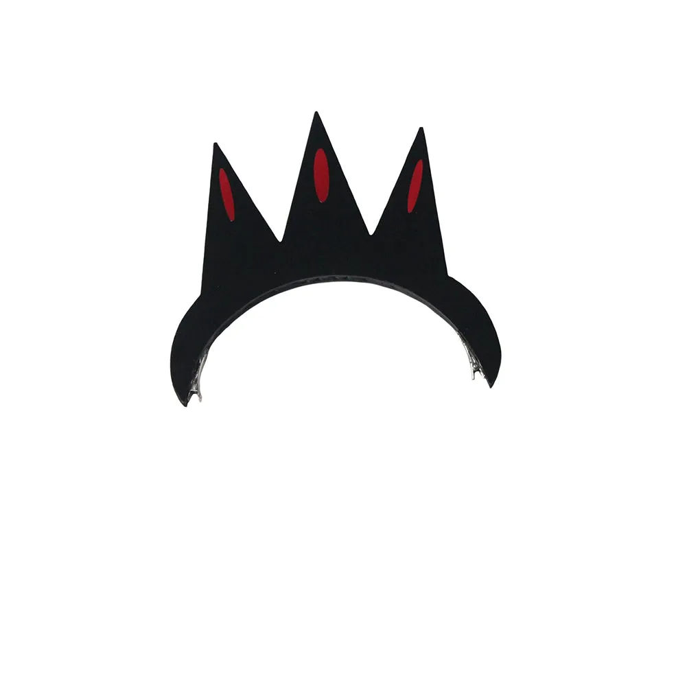 Hazbin Hotel Charlie Morningstar Horn Black Crown Cosplay Accessories Headband