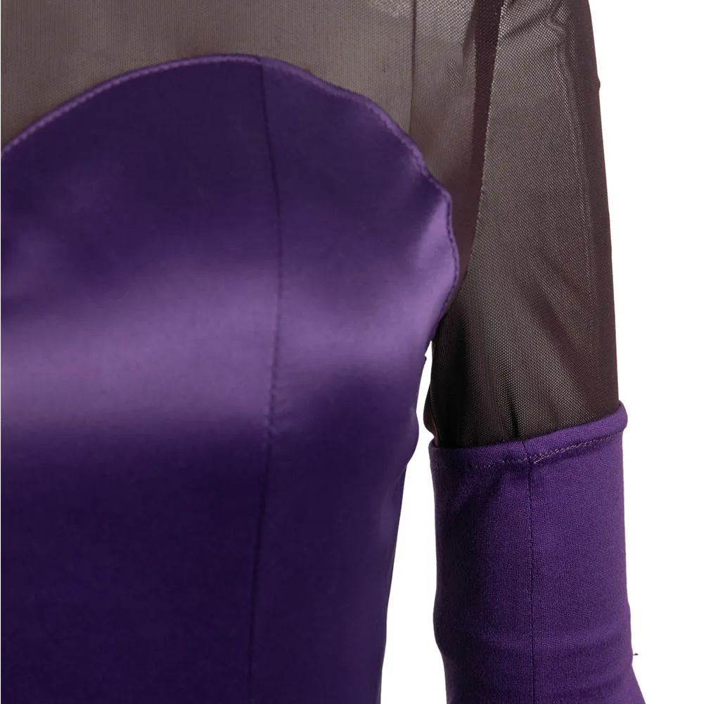 Hazbin Hotel Queen of Hell Lilith Purple Gown Dress Cosplay Costume Outfits Halloween Carnival Suit
