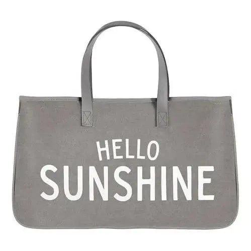 Hello Sunshine Tote In Grey
