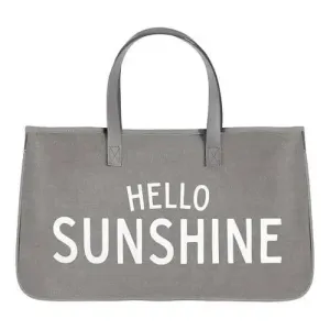 Hello Sunshine Tote In Grey