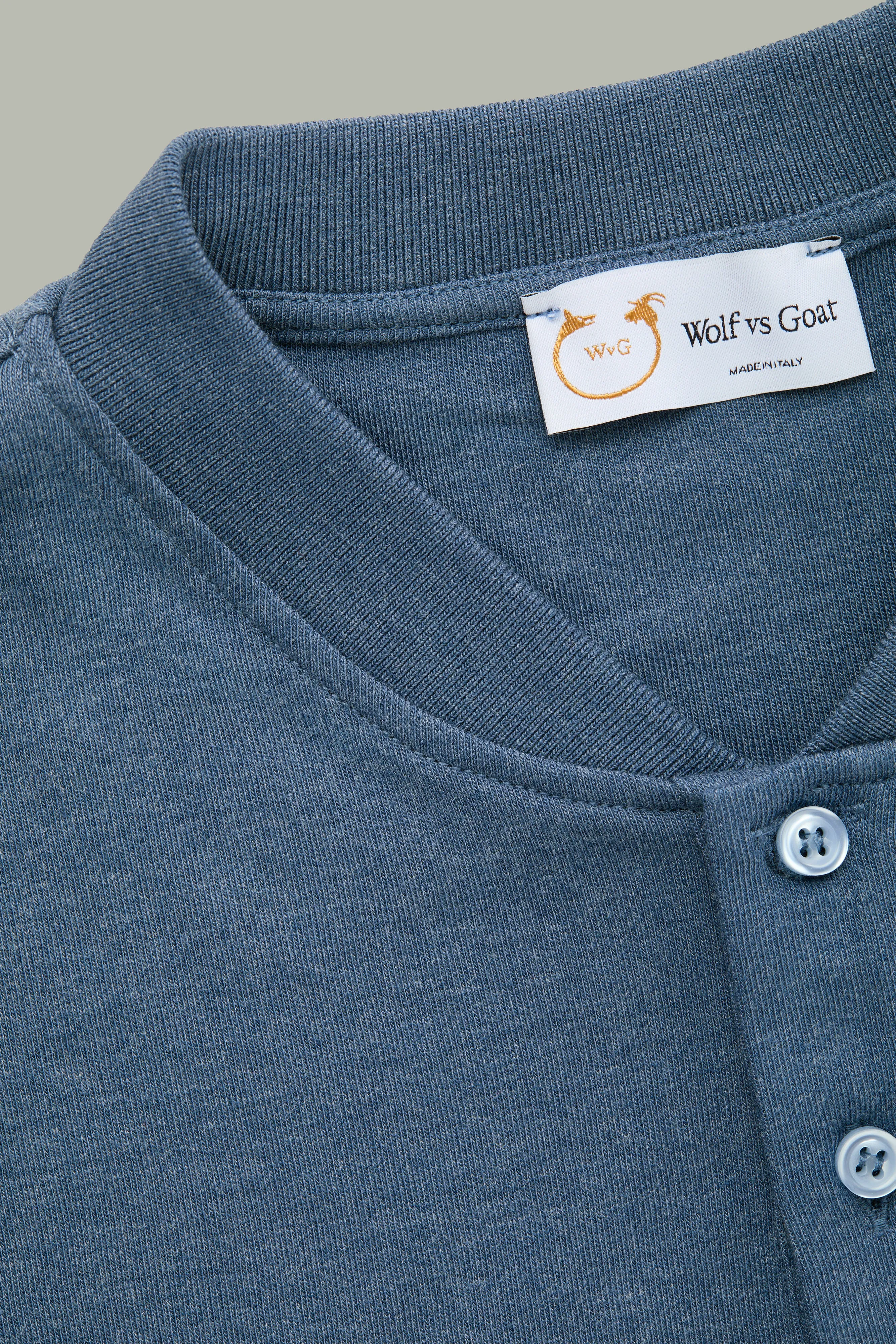 Henley Short Sleeve Bamboo Sorona Interlock Navy