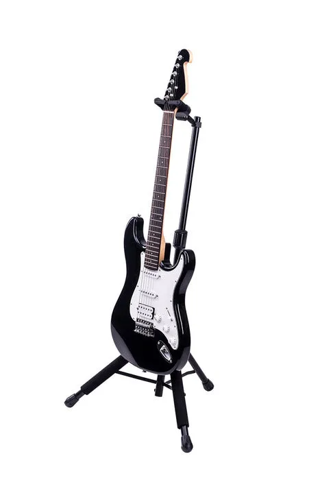 Hercules (GS415BPLUS) Folding Auto Grip Yoke Guitar Stand