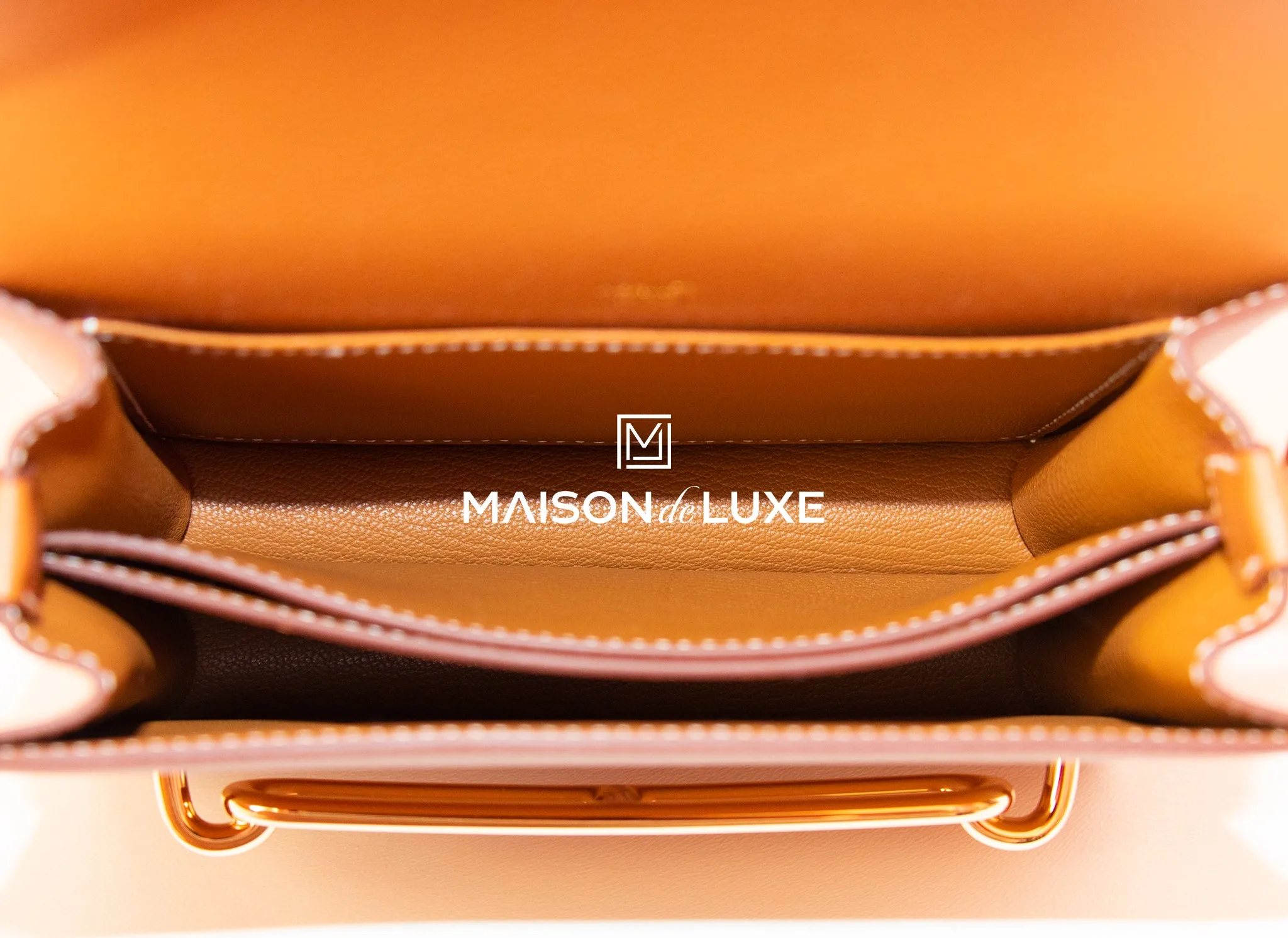 Hermes Roulis Mini 18 Gold Evercolor Handbag