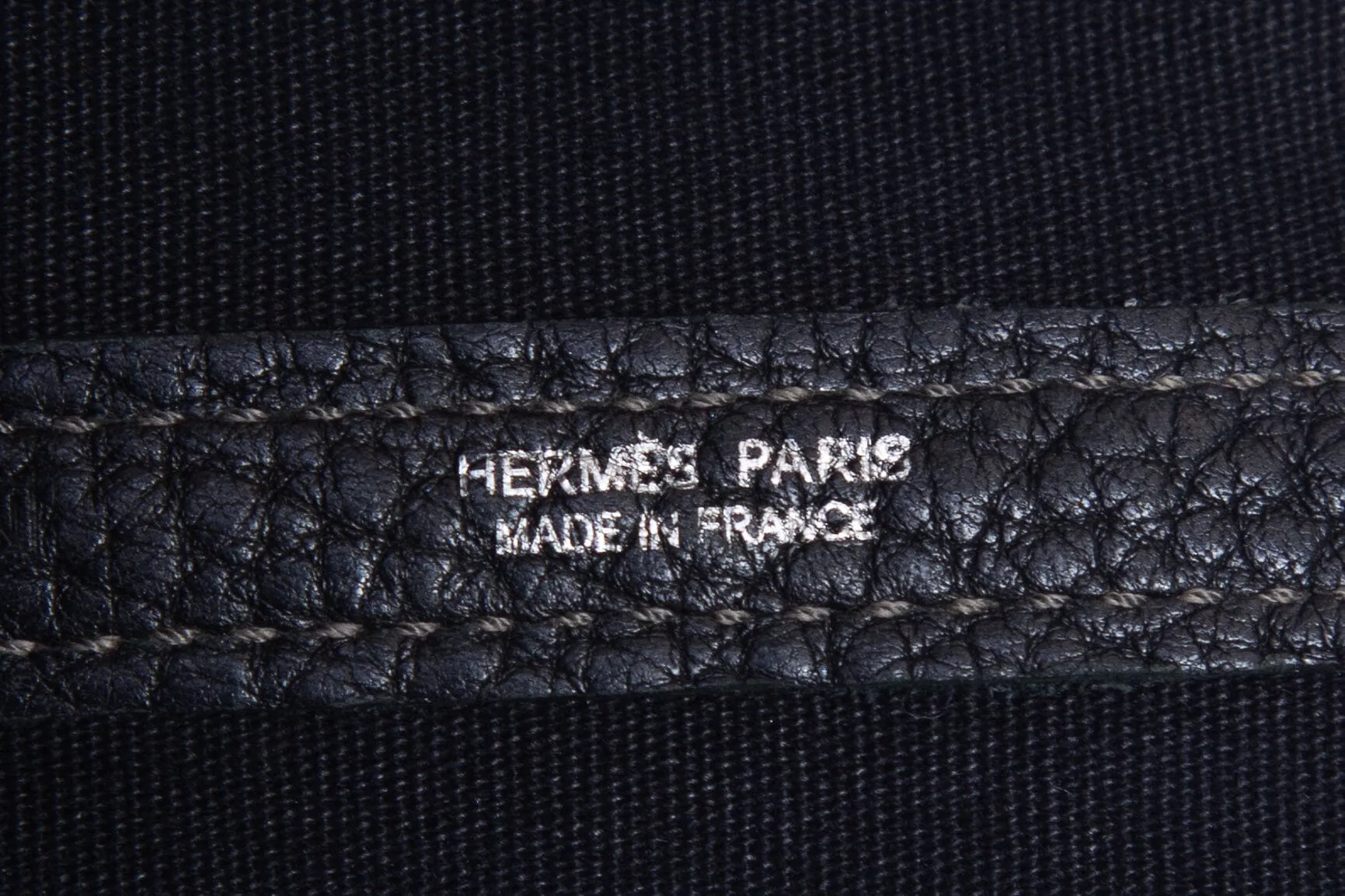 Hermès Black Canvas Garden Party 36 Handbag