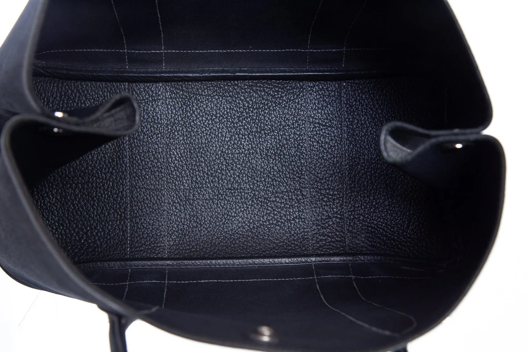 Hermès Black Canvas Garden Party 36 Handbag