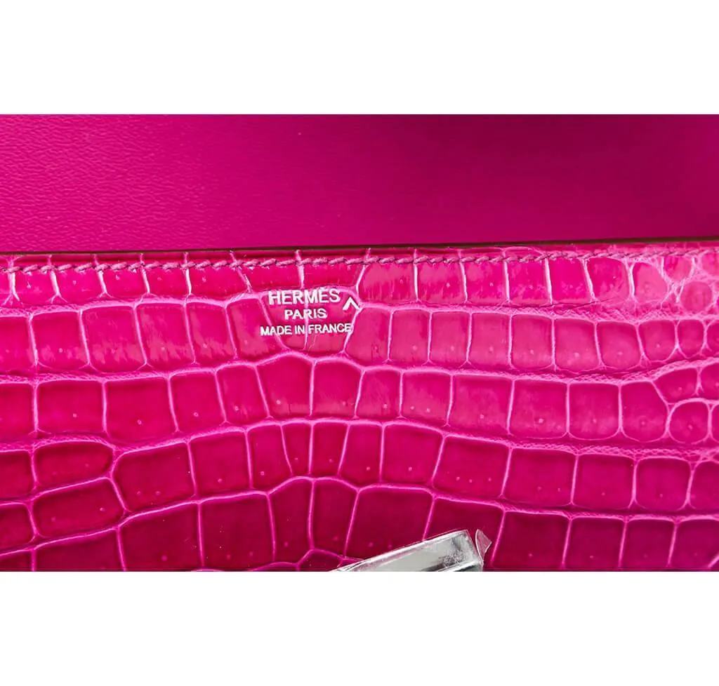 Hermès Egee Clutch Rose Scheherazade Bag