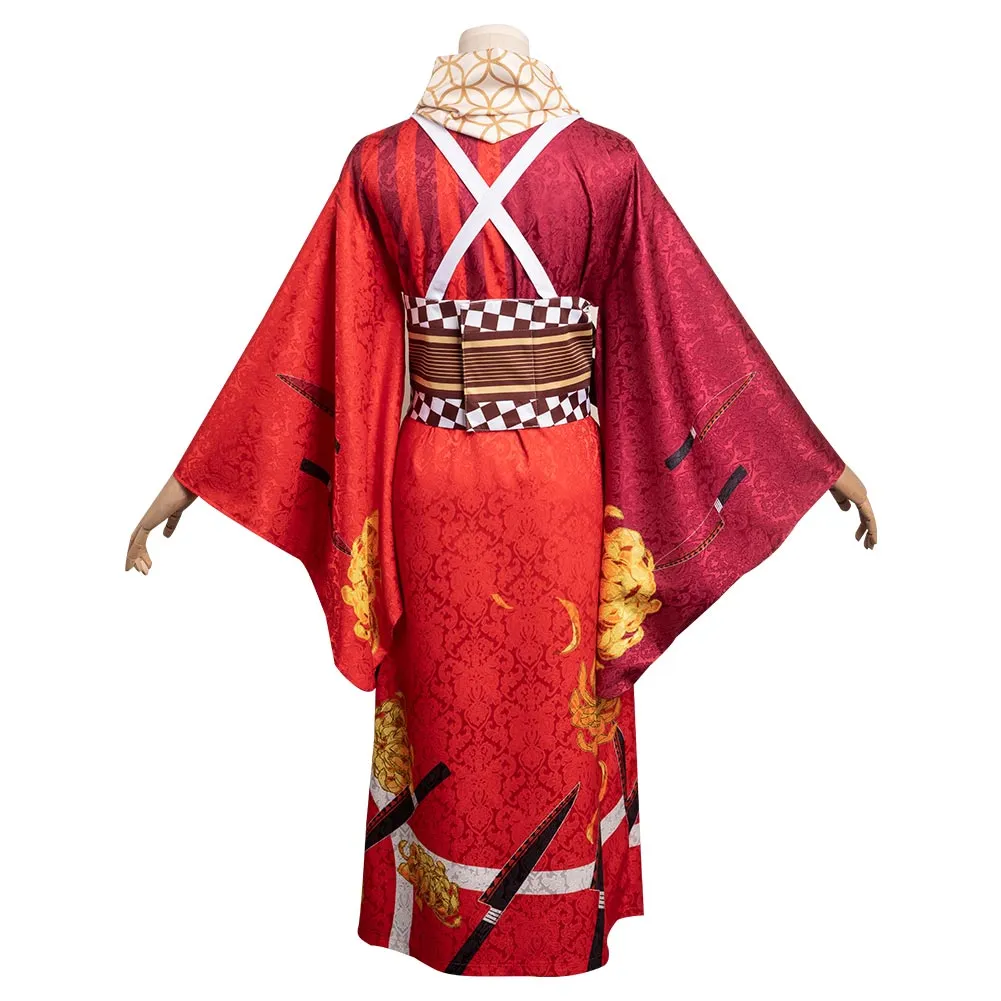 Higashiyama Kobeni Hyakkiyakou Cosplay Costume Outfits Halloween Carnival Party Disguise Suit Chainsaw Man kimono