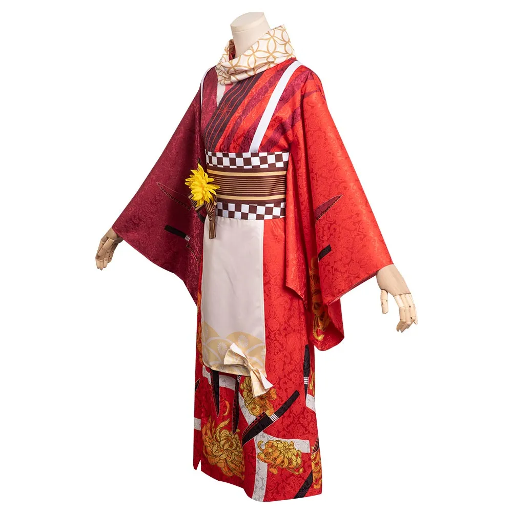 Higashiyama Kobeni Hyakkiyakou Cosplay Costume Outfits Halloween Carnival Party Disguise Suit Chainsaw Man kimono