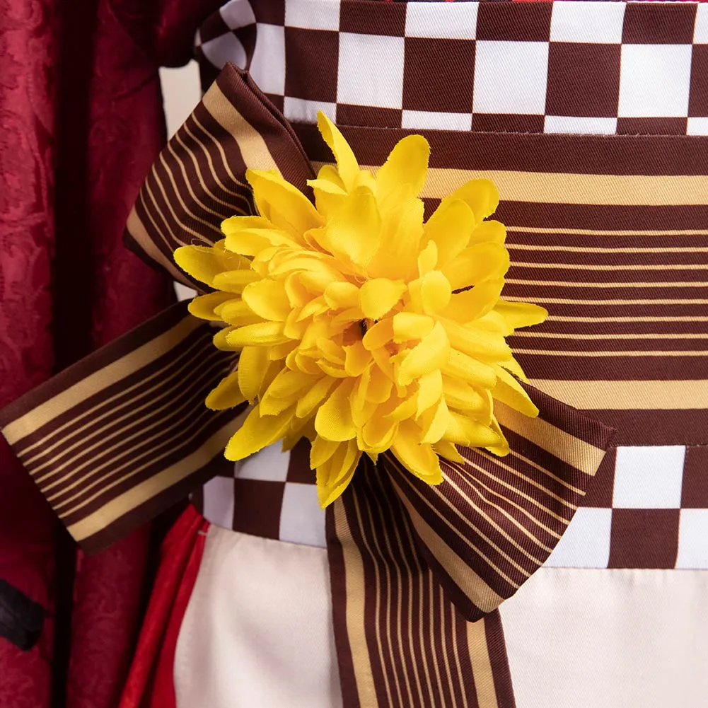 Higashiyama Kobeni Hyakkiyakou Cosplay Costume Outfits Halloween Carnival Party Disguise Suit Chainsaw Man kimono