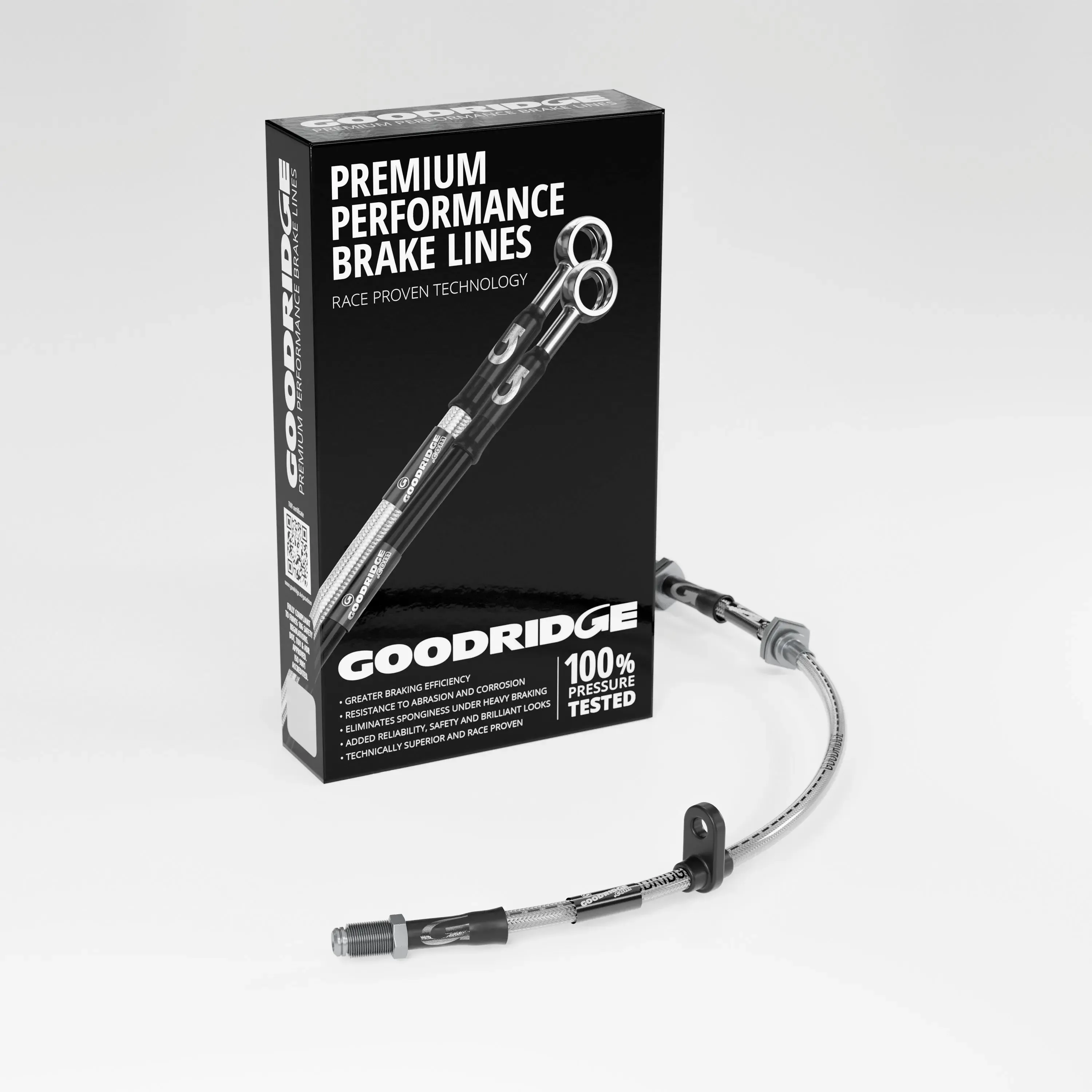 HIGH PERFORMANCE BRAIDED STAINLESS STEEL CLUTCH HOSE KIT FOR SAAB 96