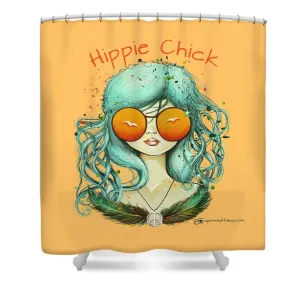 Hippie Chick - Shower Curtain