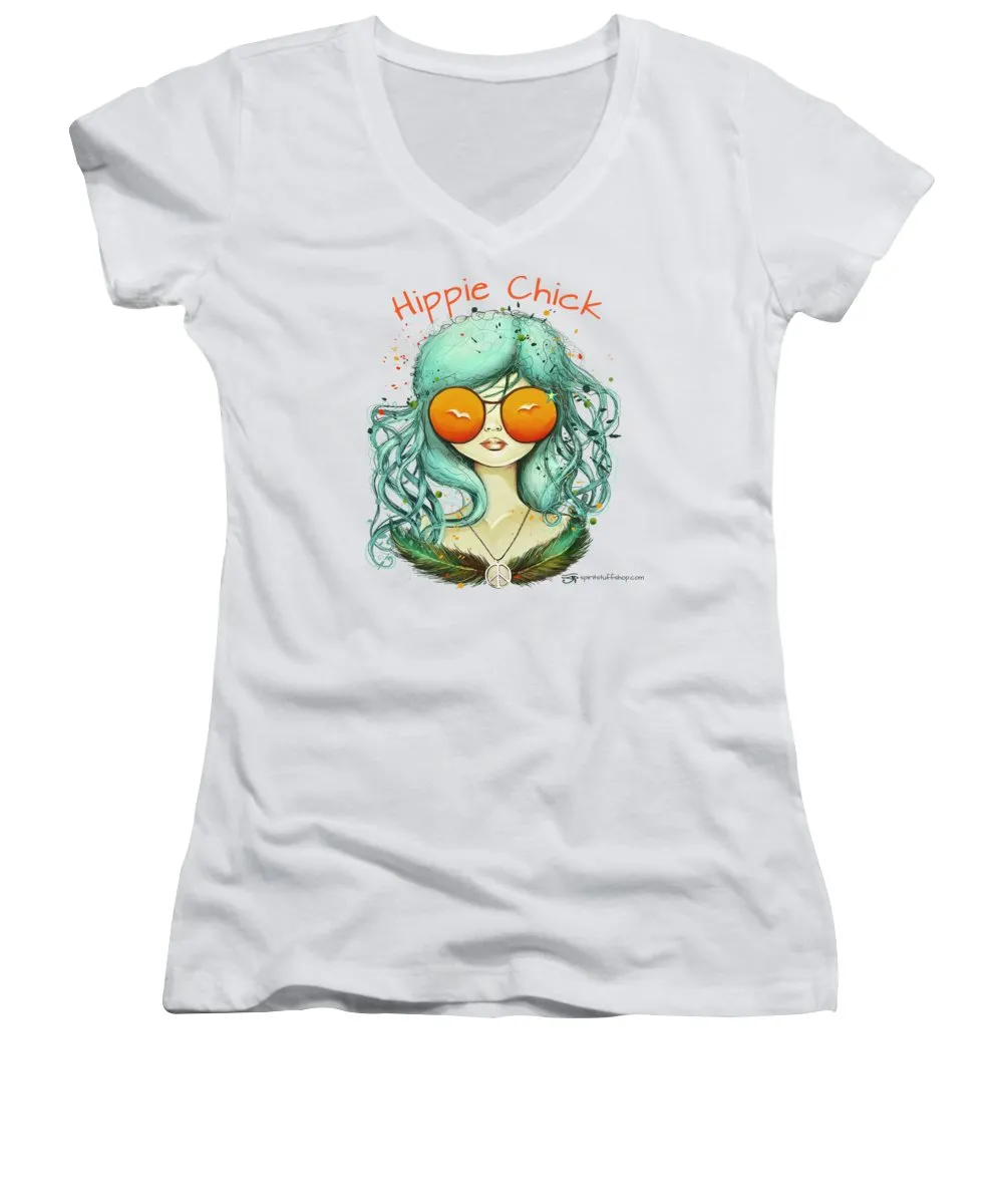 Hippie Chick - Women's V-Neck