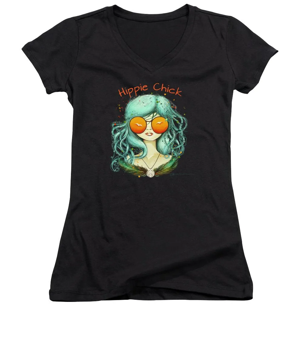 Hippie Chick - Women's V-Neck