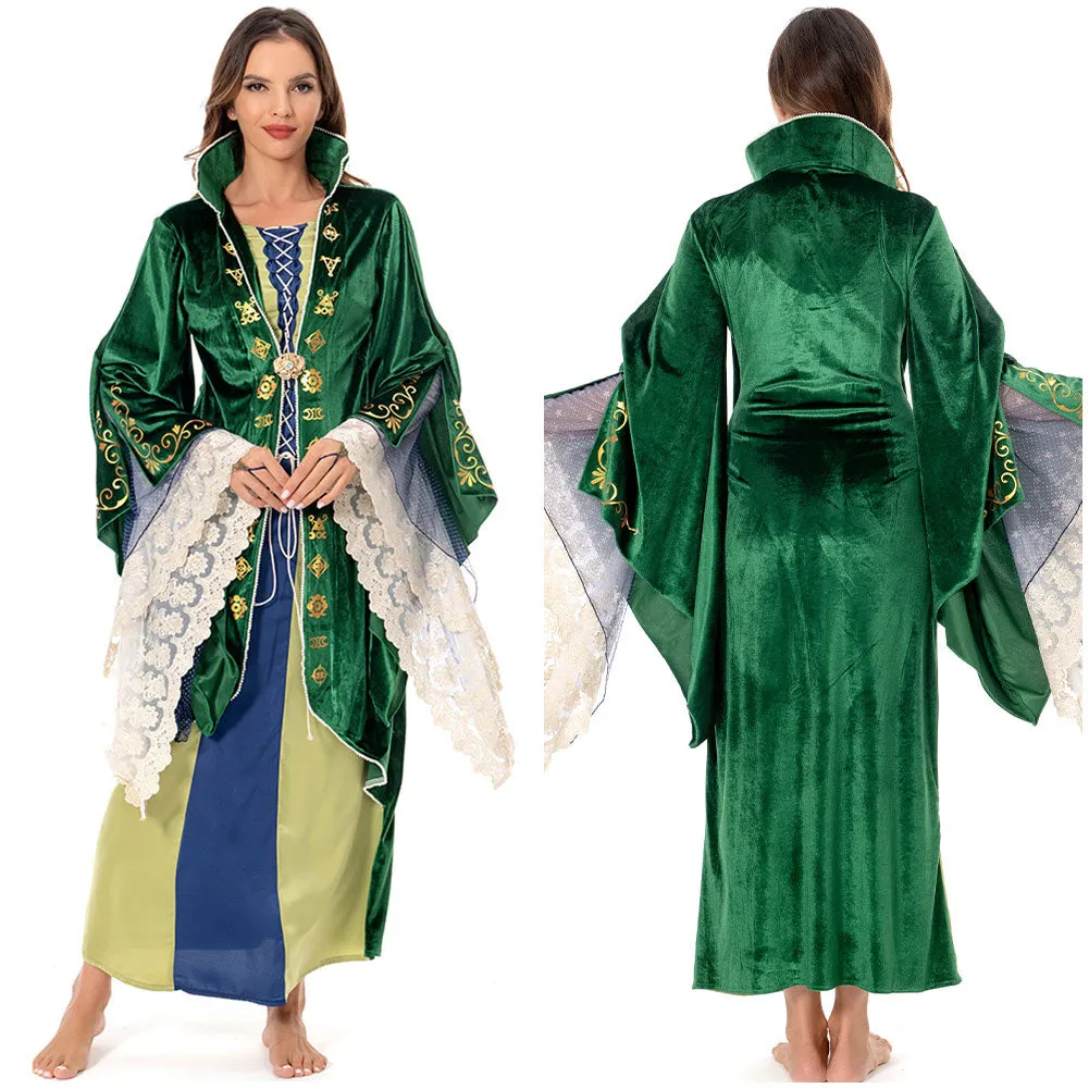 Hocus Pocus 2 Winifred Sanderson Cosplay Costume Dress Outfits Halloween Carnival Suit