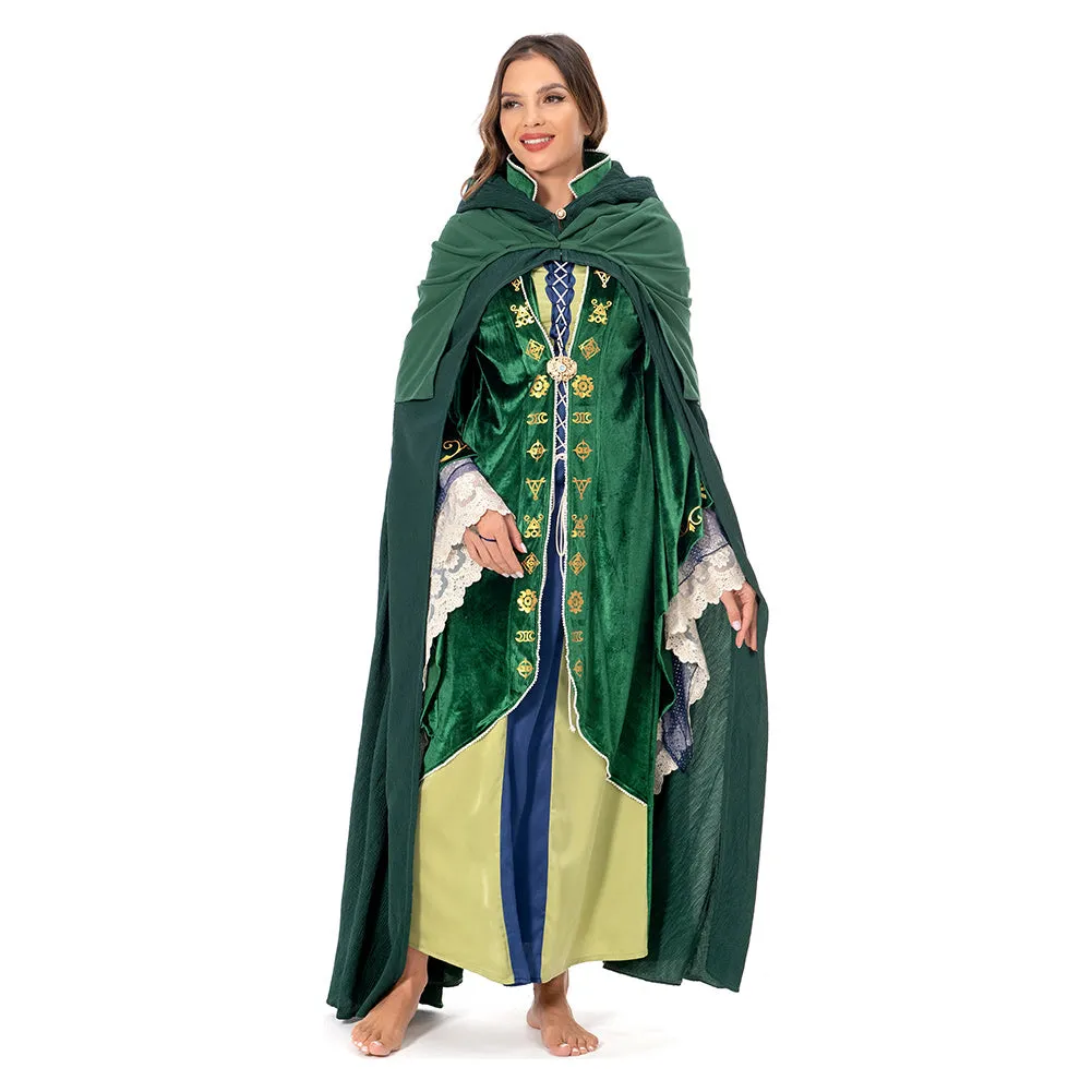Hocus Pocus 2 Winifred Sanderson Cosplay Costume Dress Outfits Halloween Carnival Suit