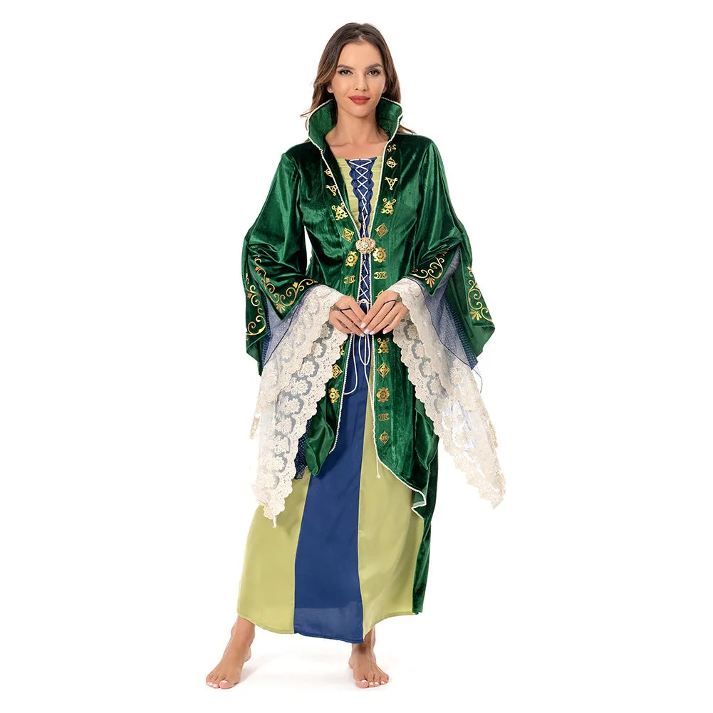 Hocus Pocus 2 Winifred Sanderson Cosplay Costume Dress Outfits Halloween Carnival Suit