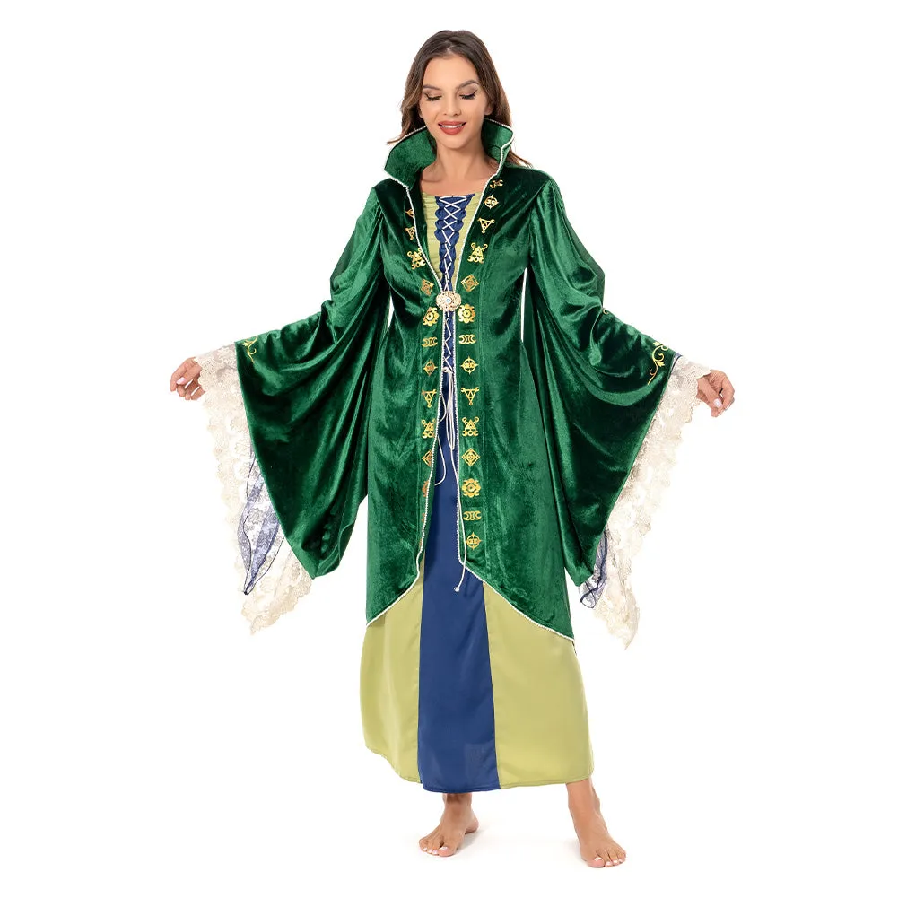 Hocus Pocus 2 Winifred Sanderson Cosplay Costume Dress Outfits Halloween Carnival Suit