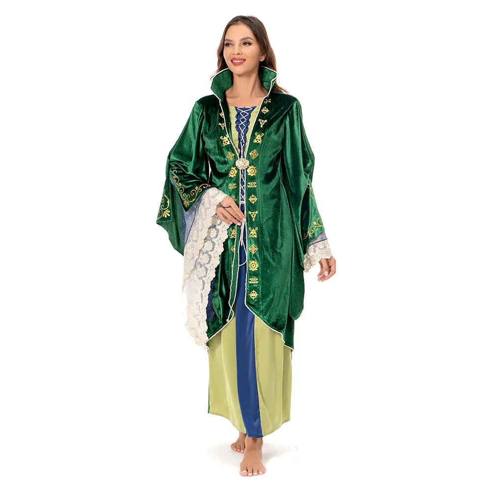 Hocus Pocus 2 Winifred Sanderson Cosplay Costume Dress Outfits Halloween Carnival Suit