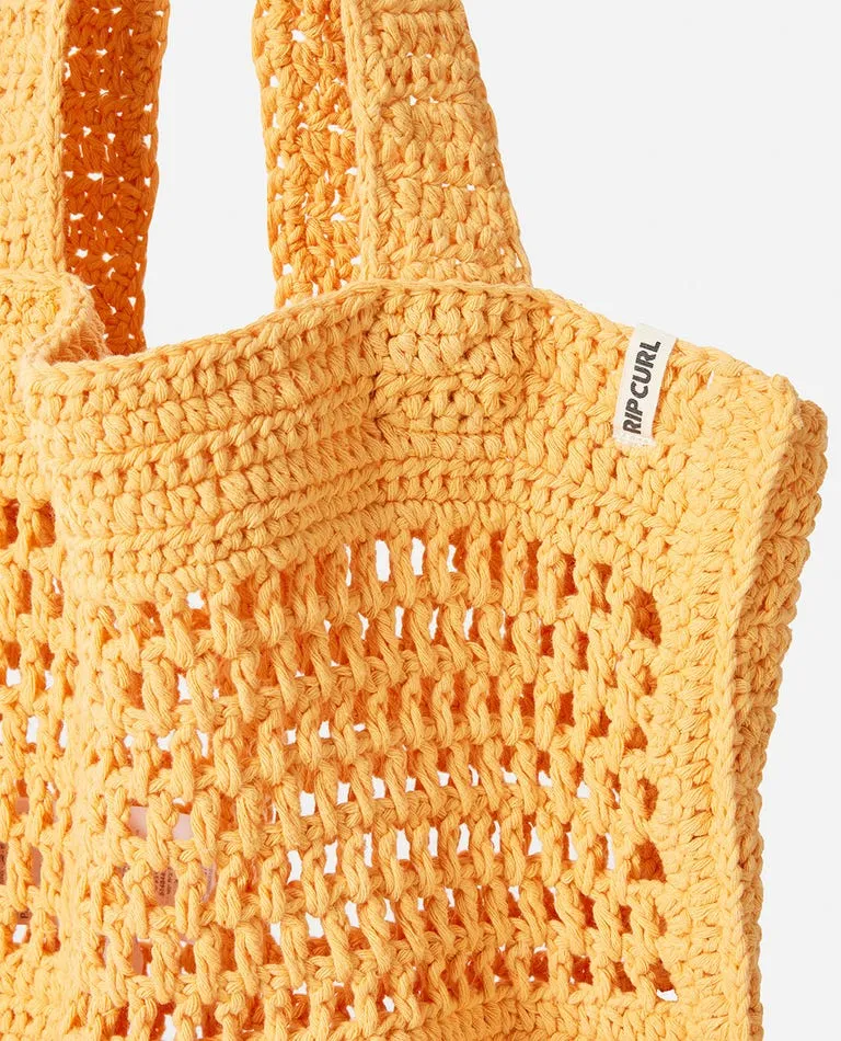 Holiday Crochet *L Tote Bag