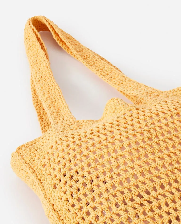 Holiday Crochet *L Tote Bag