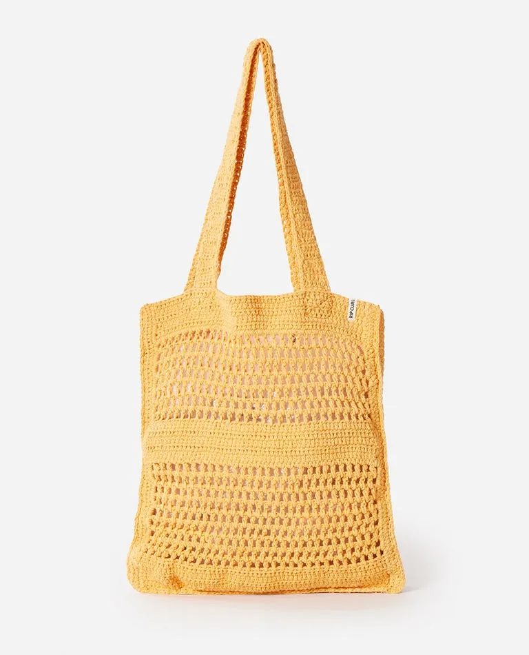 Holiday Crochet *L Tote Bag