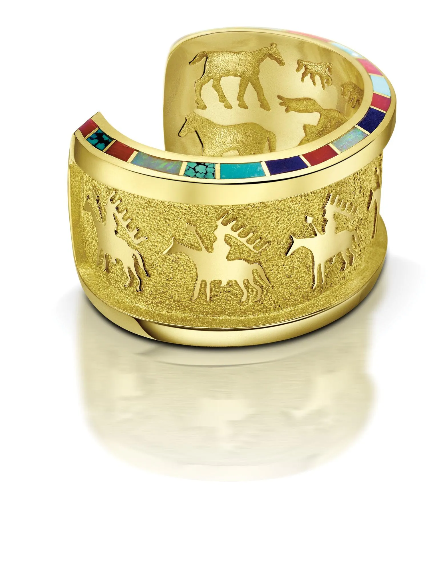 Horse & Warrior Cuff Bracelet
