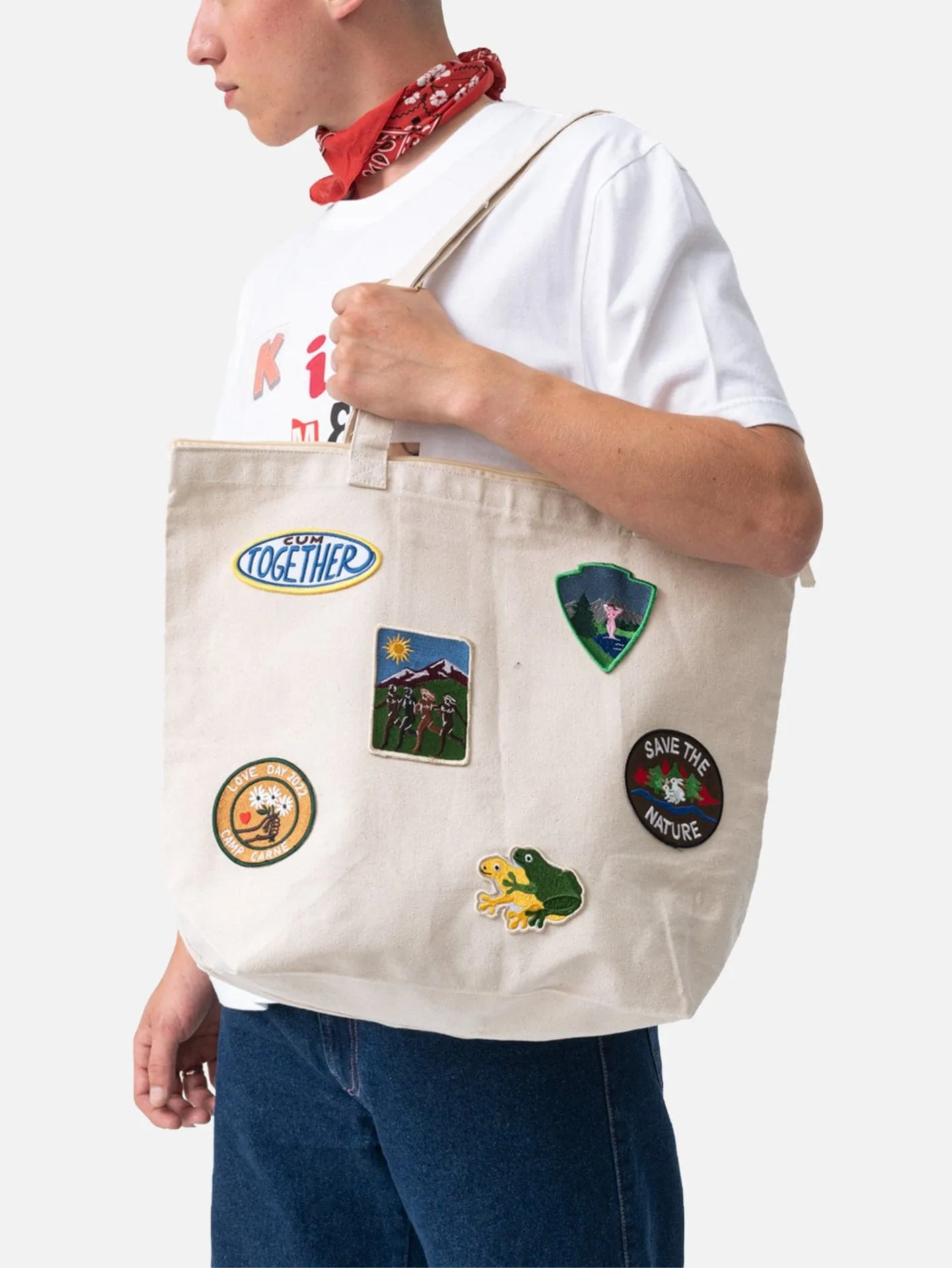 Hot Summer Memories Tote Bag - Beige