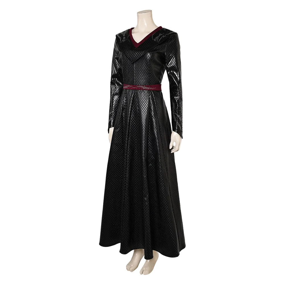 House of the Dragon Rhaenys Targaryen Black Dress Cosplay Costume Outfits
