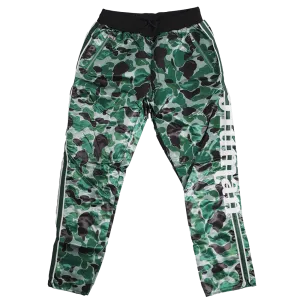 HUMAN SATIN PANTS (GREEN CAMO)