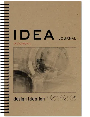 IDEA Journal Sketchbook. Spiral Bound. Journal Style. Multi-Media. (5.5" x 8.5") SB-50100-LS