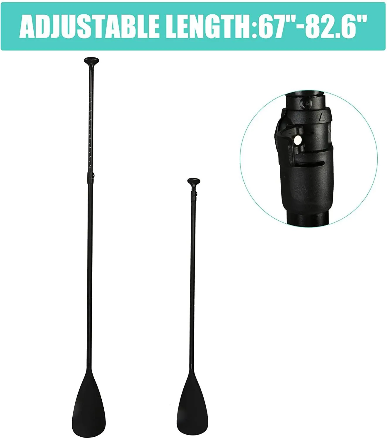 Inflatable Stand Up Paddle Board W SUP Accessories & Backpack Leash Double Action Hand Pump Repair Kit for Youth & Adult