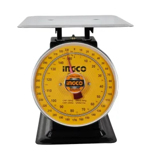 Ingco 150KG Spring Weighing Scale with Stainless Steel Bowl – HESA51501
