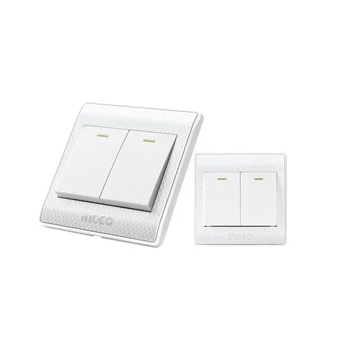 Ingco 16A 2-Gang 2-Way Switch – HESSH02103