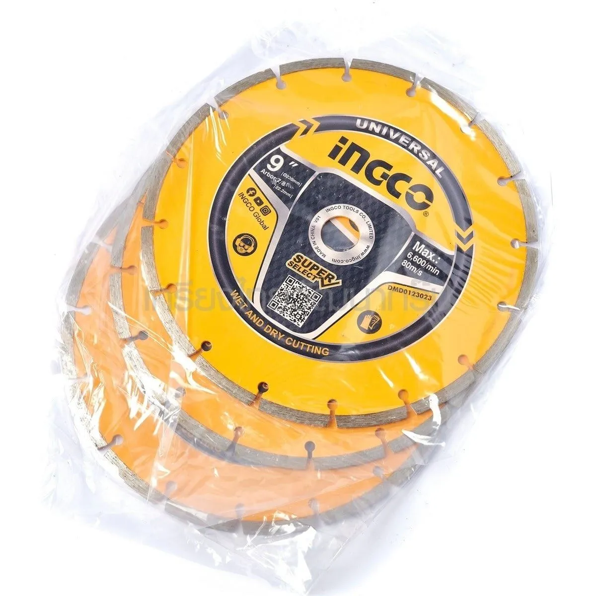 Ingco 3-Pieces 9" Dry Diamond Disc Set – DMD0123023