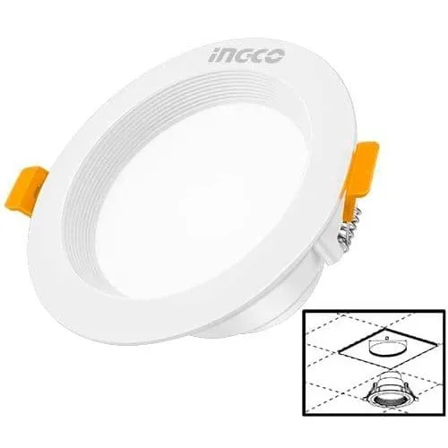 Ingco Round LED Panel Light – 8W & 24W with Daylight Color – HDL105081 & HDLR225241