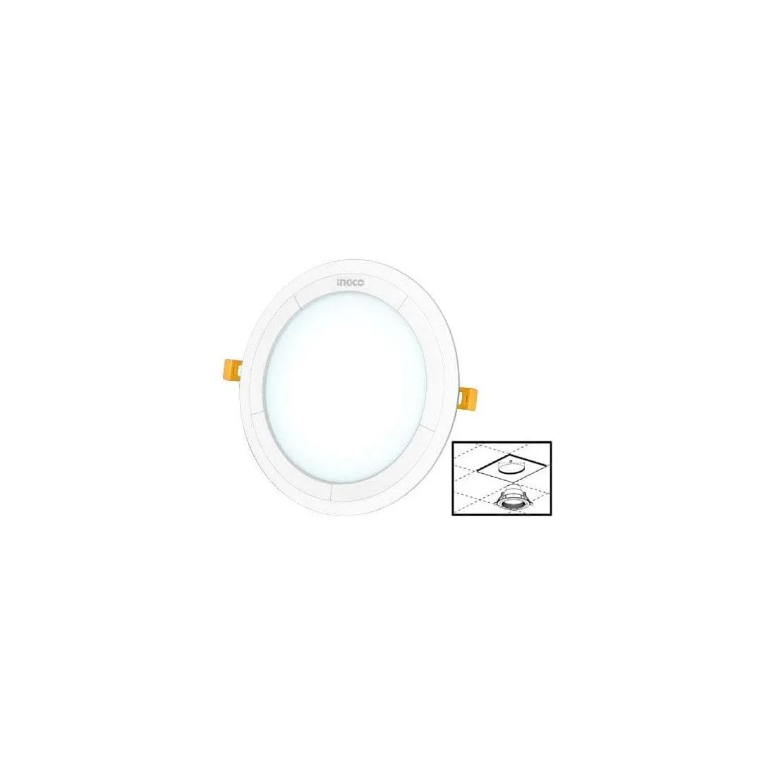 Ingco Round LED Panel Light – 8W & 24W with Daylight Color – HDL105081 & HDLR225241