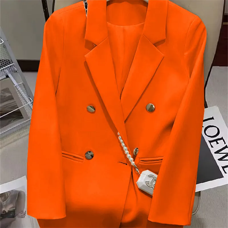 INSTOCK-Korean style high-end temperament popular suit for women.