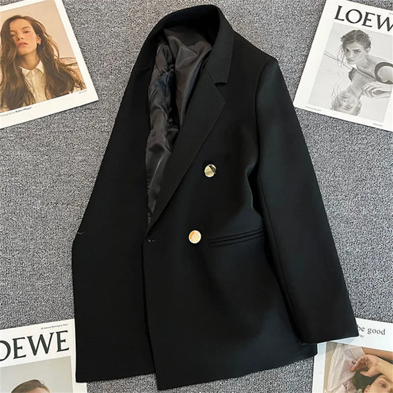 INSTOCK-Korean style high-end temperament popular suit for women.