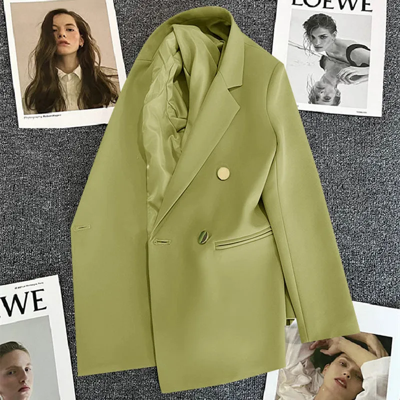 INSTOCK-Korean style high-end temperament popular suit for women.