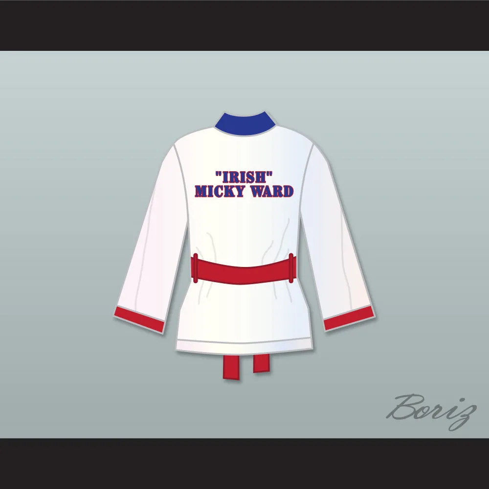 'Irish' Micky Ward White Satin Half Boxing Robe