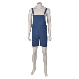 Isekai Suicide Squad King Shark Blue Overall Pants Cosplay Costume Outfits Halloween Carnival Suit