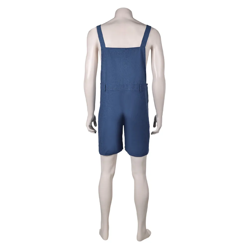 Isekai Suicide Squad King Shark Blue Overall Pants Cosplay Costume Outfits Halloween Carnival Suit