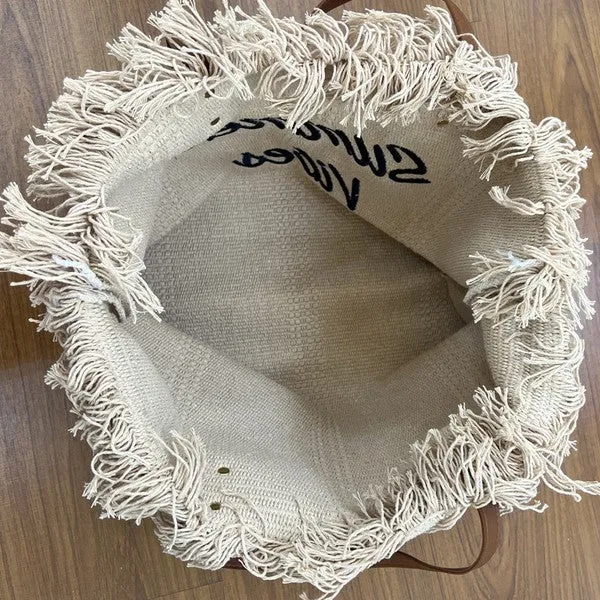 It's a Vibe- Summer Vibes Beach Tote