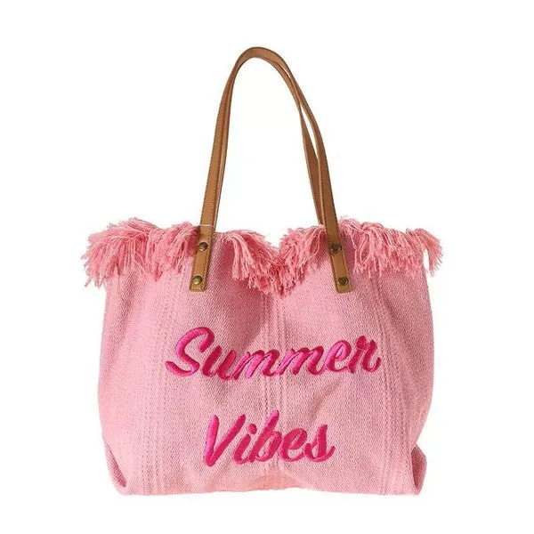 It's a Vibe- Summer Vibes Beach Tote