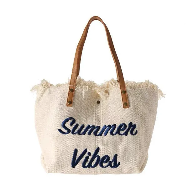 It's a Vibe- Summer Vibes Beach Tote