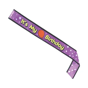 It's My Birthday Sash