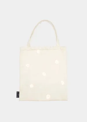 Ivory Crochet Tote Bag