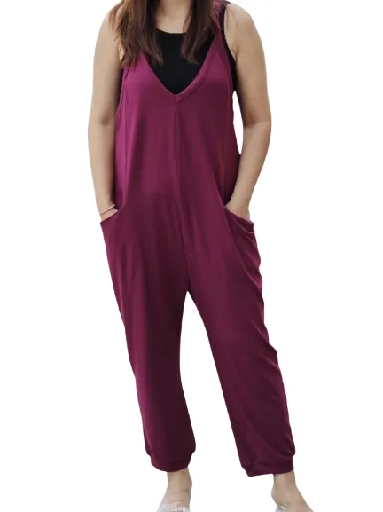 Ivy Romper in Mulberry- RTS