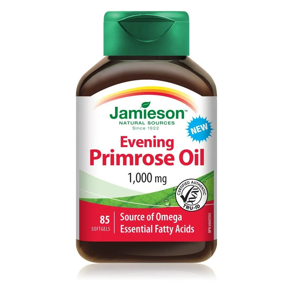 Jamieson Evening Primrose Oil 1000 mg (85 Softgels)